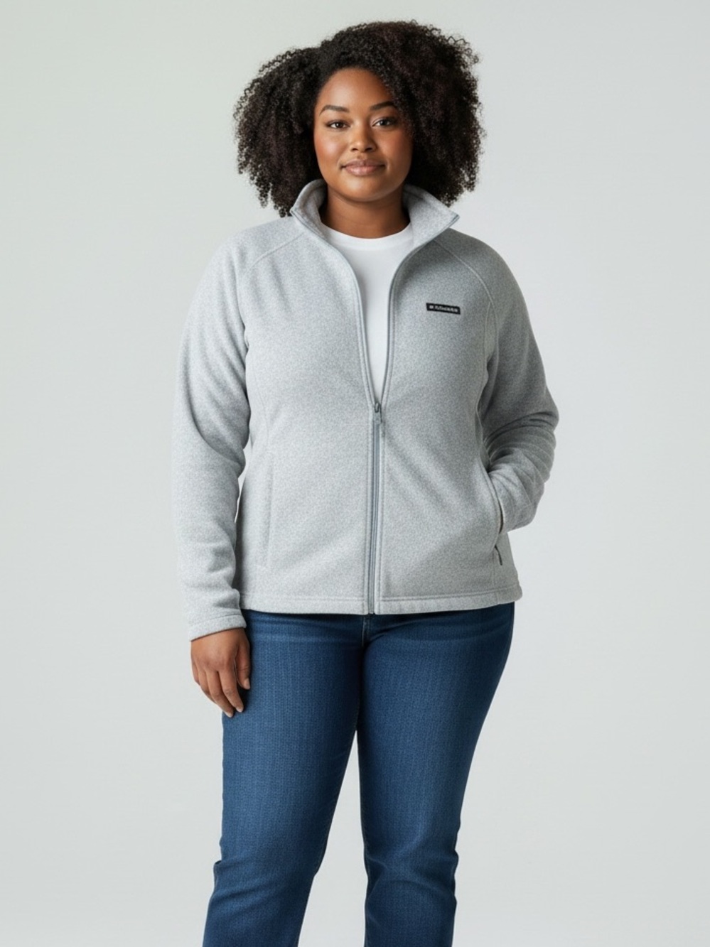 Columbia Women's 2X Sawyer Rapids Full Zip 2.0 Fleece Jacket New Zip Pockets